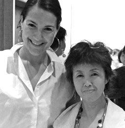 Loredana di Porcia e Brugnera and Etsuko Watari